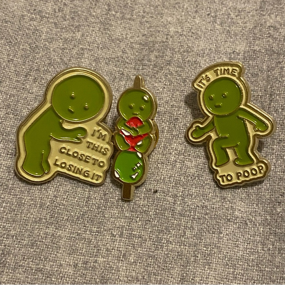 Smiski Enamel pin set